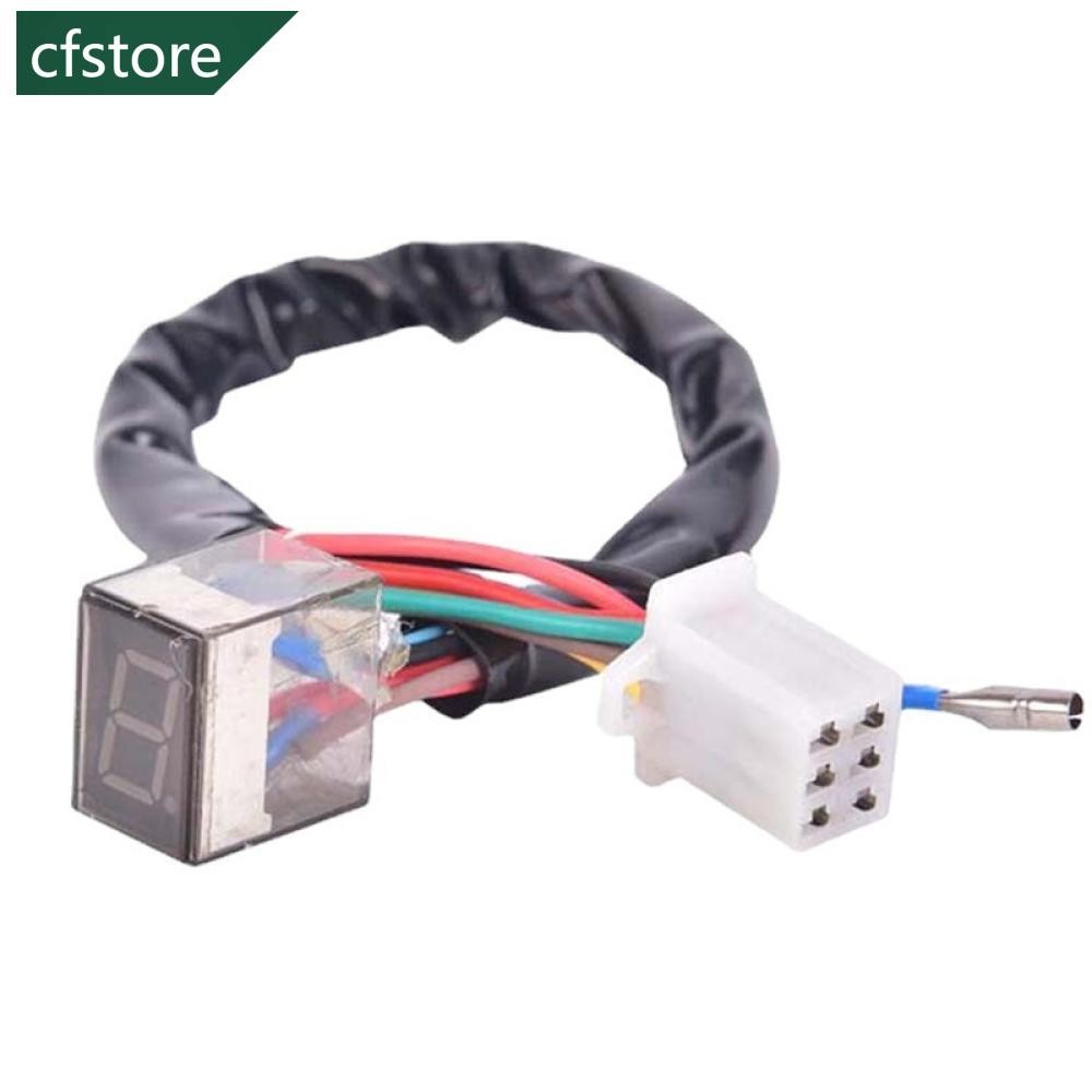 CFSTORE Universal Motocicleta Indicador De Engrenagem Digital LED 5 Display Velocímetro Alavanca Mudança Sensor A5T3