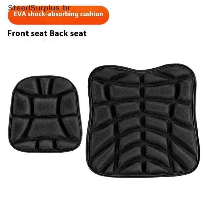 SS 2 Pçs 3D Conforto Gel Almofada Apto Para Assento Respirável Universal Absorção De Choque Capa De Da Motocicleta BR