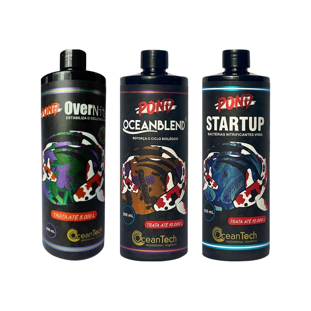 Kit Manutenção Lagos Ocean Tech Pond Over Nite Blend StartUp