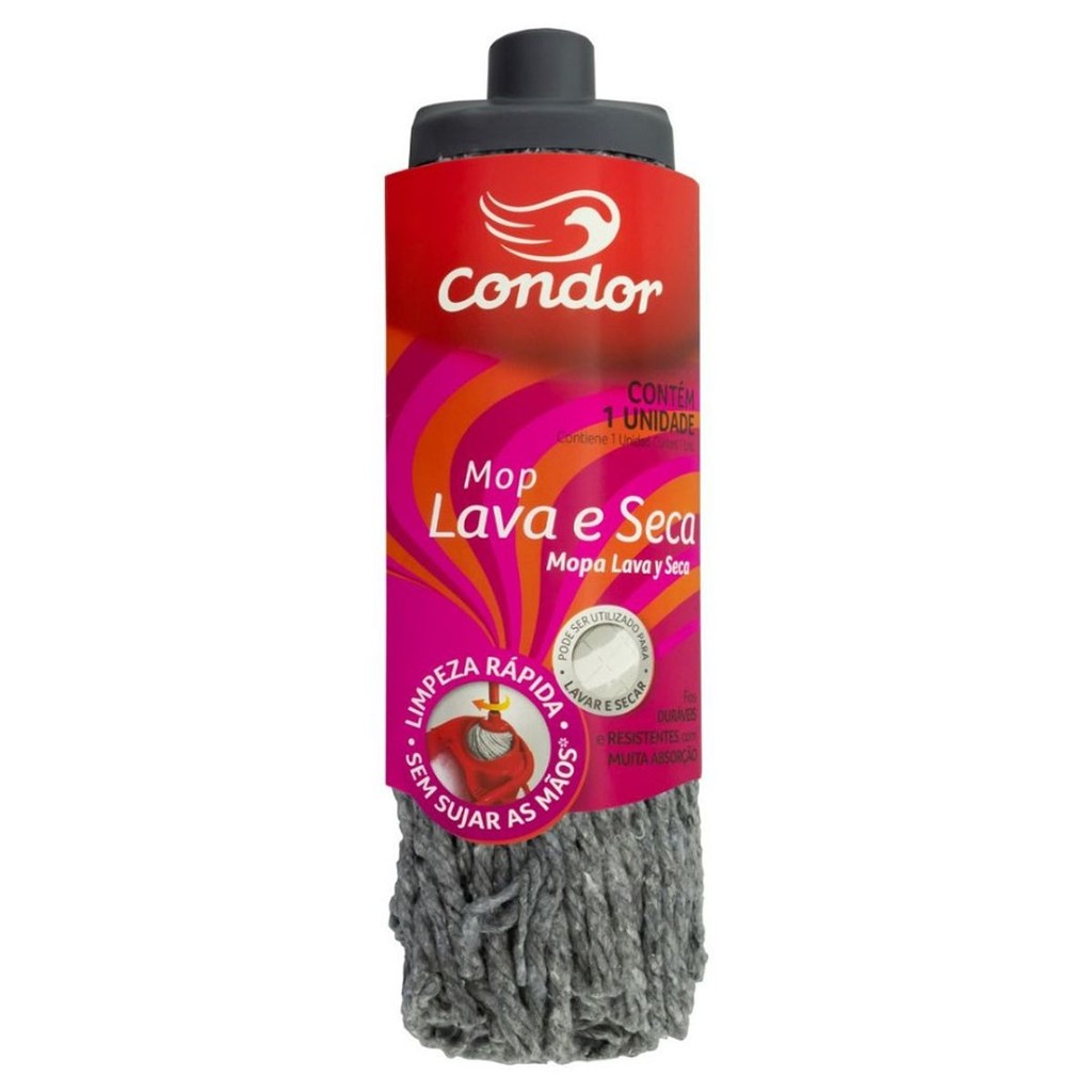 Mop  Lava  E  Seca Condor em Oferta na Shopee