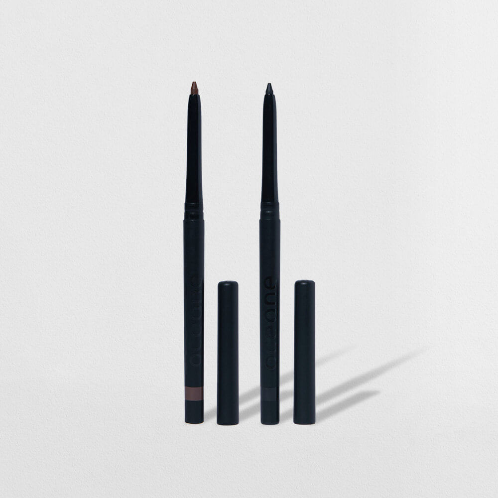 Kit Lápis de Olhos Retrátil Marrom + Lápis de Olhos Retrátil Preto Océane Edition (2 Produtos) - Beauty