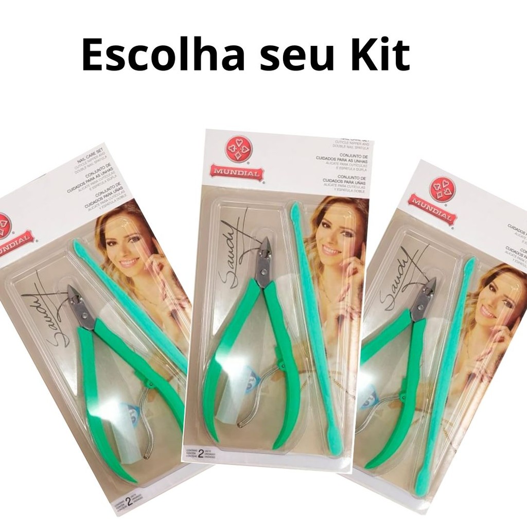 Escolha o seu Alicate + Espatula Sandy Mundial
