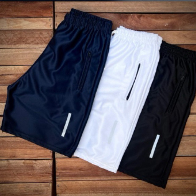 Kit-2 Bermuda Dri-fit Chimpa Refletivo 2 Bolso C/ziper Academia em Alta 2025!