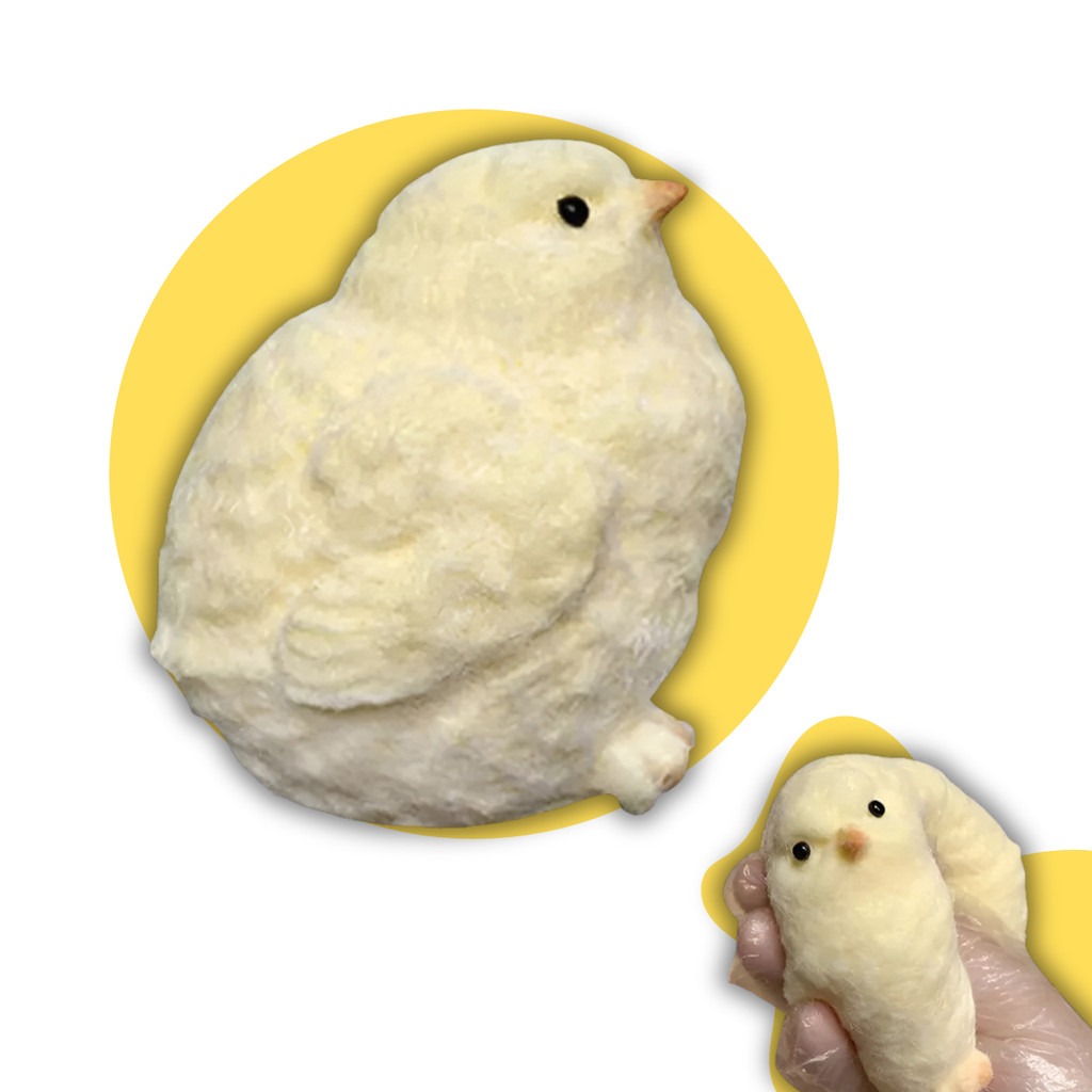 Pintinho Taba Squishy Mole Brinquedo Fidget Frango Antistres