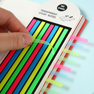 Marca Texto Fita de Tira 4 Cores Neon Cartela com 160 Unidades Para Páginas de Livros e Bíblia em Oferta na Shopee