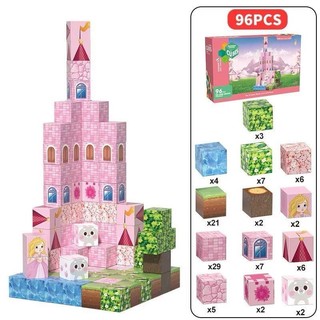 Blocos Montar Magnético Brinquedo Infantil Educativo Peças 82 PEÇAS