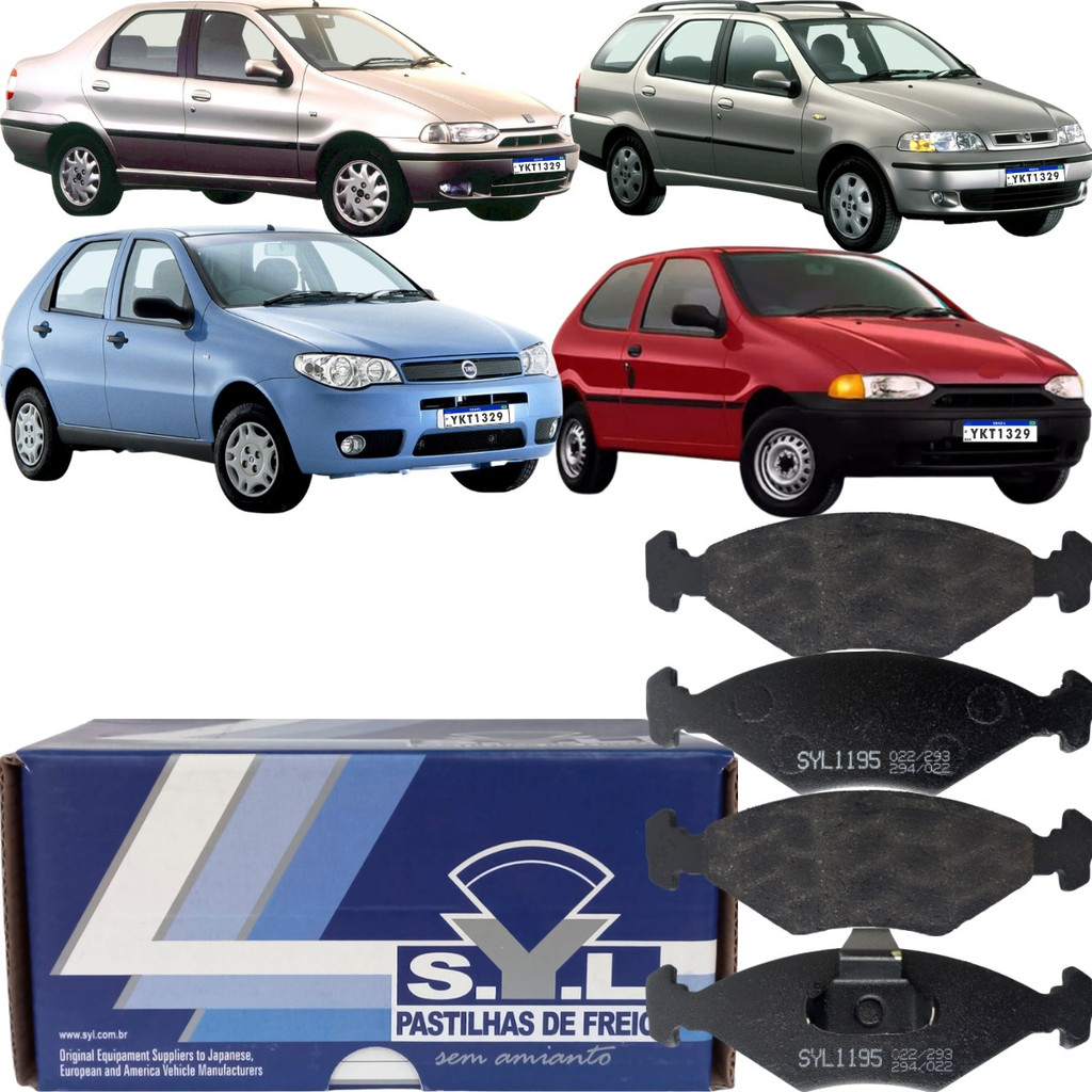 Pastilha De Freio Dianteira Syl Palio Weekend Young Siena em Oferta na Shopee