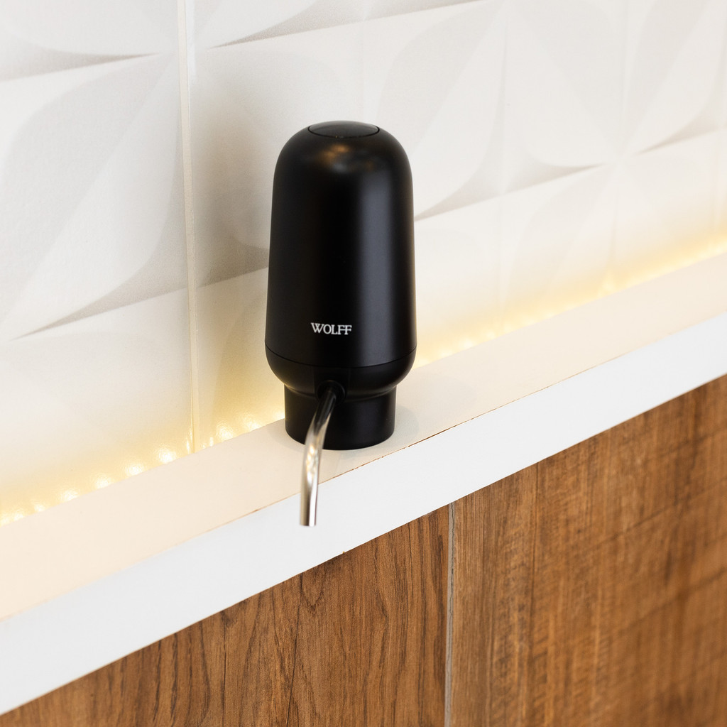 AERADOR ELÉTRICO PARA VINHO AUTOMÁTICO OXIGENAÇÃO INSTANTÂNEA PARA SABOR E AROMAS PERFEITOS WOLFF
