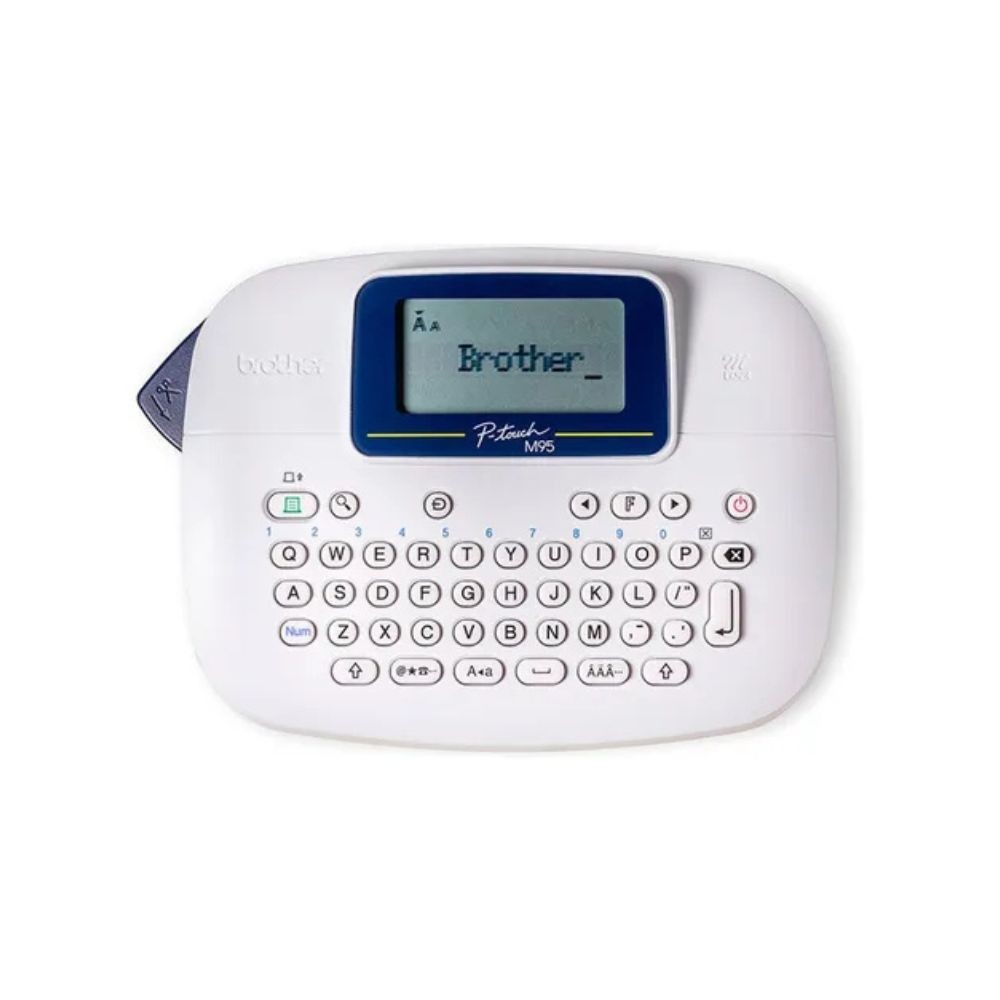 ROTULADOR ELETRÔNICO BROTHER PT-M95WT BRANCO em Oferta na Shopee