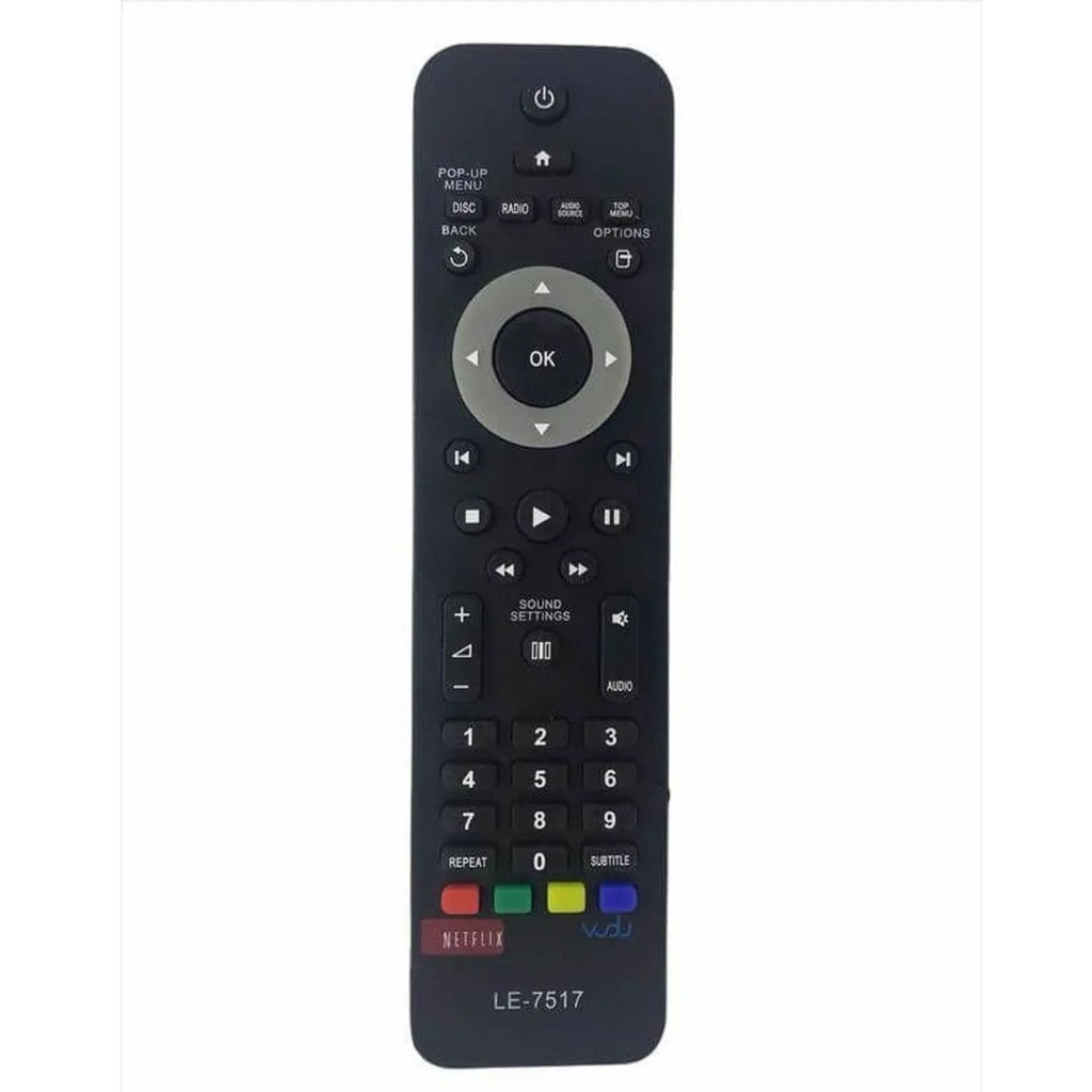 Controle Remoto para Tv Philips Led Lelong Le-7517