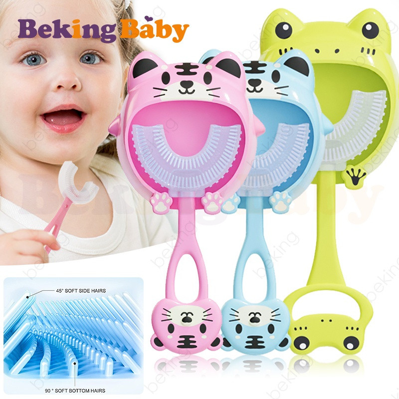 Escova de Dentes Infantil em Forma de U 360 Graus ​ ​   12 Anos Graus 2 A