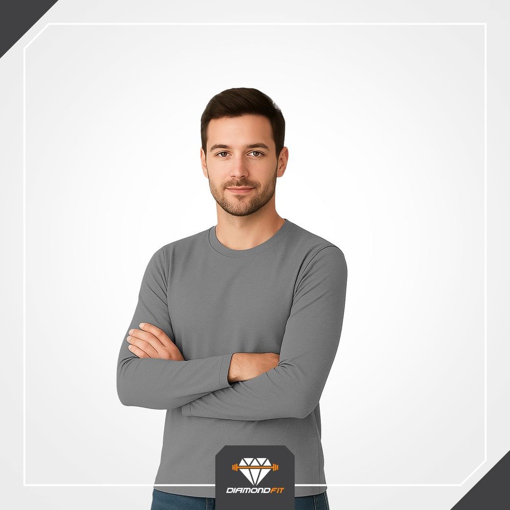 Blusa Masculina UV50+ Proteção Solar Segunda Pele Térmica Manga Longa Fitness Corrida Praia Academia