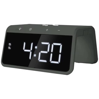 Despertador com Carregador Indução 3 em 1 Touch RGB Rápido Peining PEI-WS09 em Oferta na Shopee