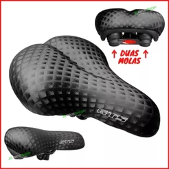 Selim Banco Sela Gts C/ Mola Super Confortável Estiloso Bike Praia Urbano Lazer
