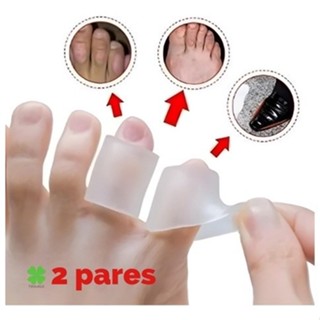 Kit 4 Protetores Para Os Dedos Pés Em Silicone Anti Calos Pé em Oferta na Shopee