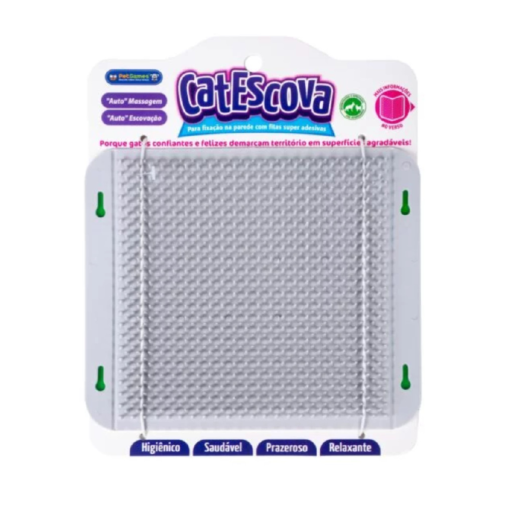 Brinquedo Cat Escova Pet Games cor GELO Para Gatos