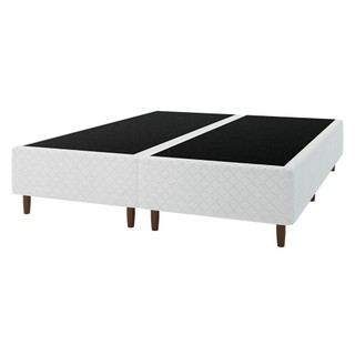 Base Box Queen 158x198x38 Branco Marina Umaflex em Oferta na Shopee