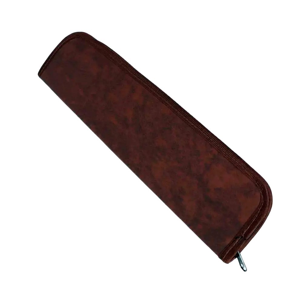 Capa Estojo Porta Faca Couro Sintético 30cm Marrom - Dispropil em Oferta na Shopee