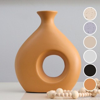 Vaso Orgânico Vazado Em Cerâmica em Oferta na Shopee
