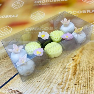 10~50 CAIXA P/ 10 DOCES ACETATO INCOLOR  20X8X4 5032 (IDEIA) ESSENCIAL em Oferta na Shopee