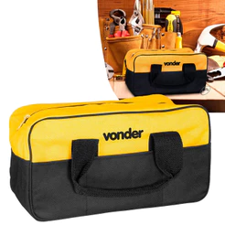 Bolsa de Lona Reforçada Para Ferramentas BL 005 Vonder Cor Amarelo Preto