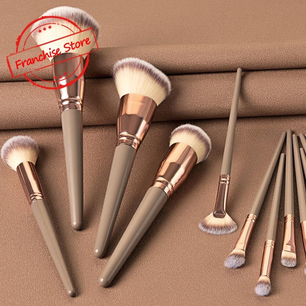 Conjunto De Escovas De Maquiagem Soft Fluffy Fundação Make Eyeshadow Concealer Brush Kit Ferramentas I3c6