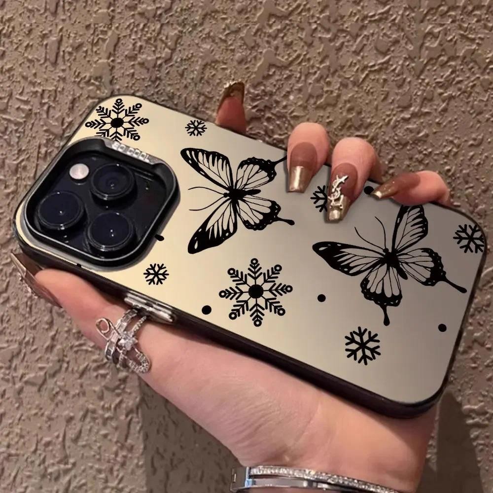 Capa Luxuosa À Prova De Choque Para Samsung Galaxy A55 A35 A25 A15 A54 A14 A34 A53 A33 A23 5G A24 A15 Jump3 Traseira Borboleta De Celular