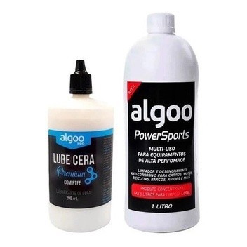 Kit Limpador De Bicicletas 1 Litro E Cera Ptfe 200ml Algoo - Sports & Outdoors