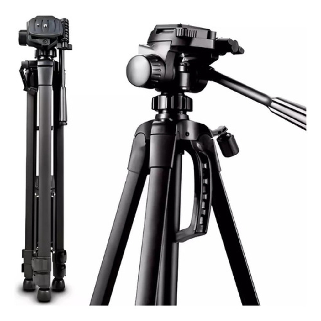 Tripé Proficional Para Câmera E Celular Universal 1,36m em Oferta na Shopee
