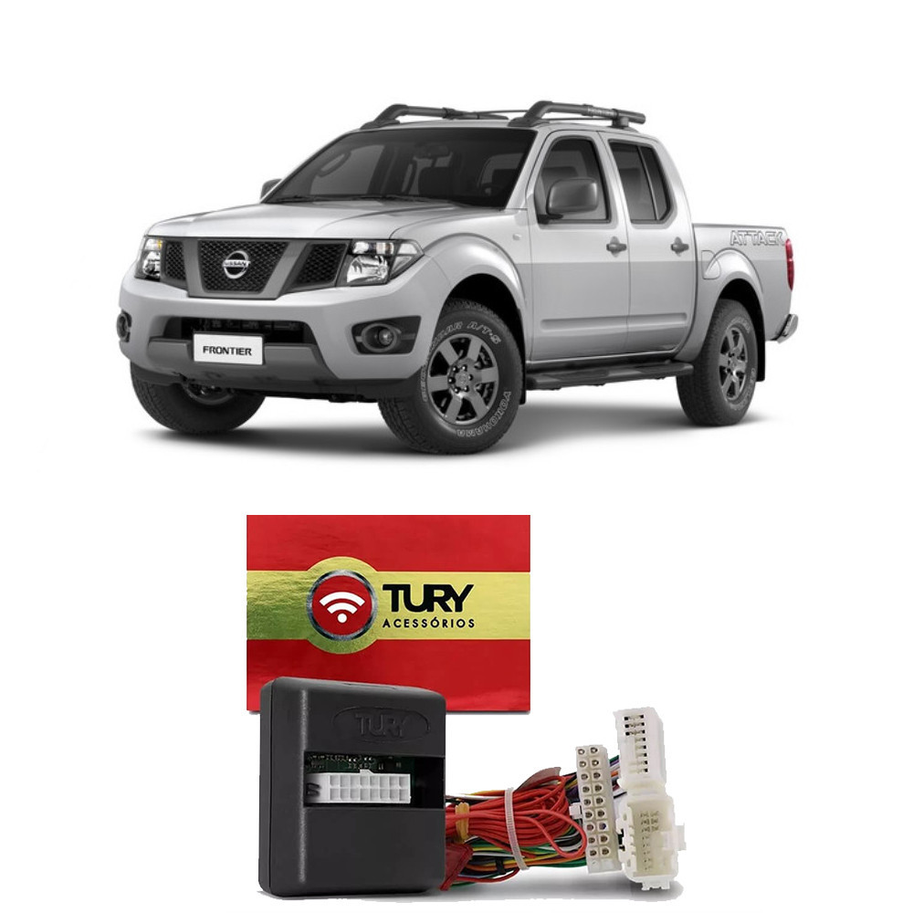 Alarme Tury NIssan Frontier Sentra 2011 em diante Dedicado Keyless COMFORT 1.1 P