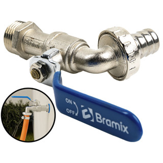 Torneira Esfera Em Ferro E Zinco Bico 1/2 Acabamento Polido Para Máquina De Lavar Tanque Multiuso em Oferta na Shopee