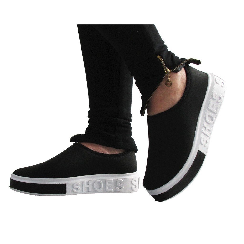 Tênis Feminino Sola Escrita Shoes Solado Sapatenis Flat Form