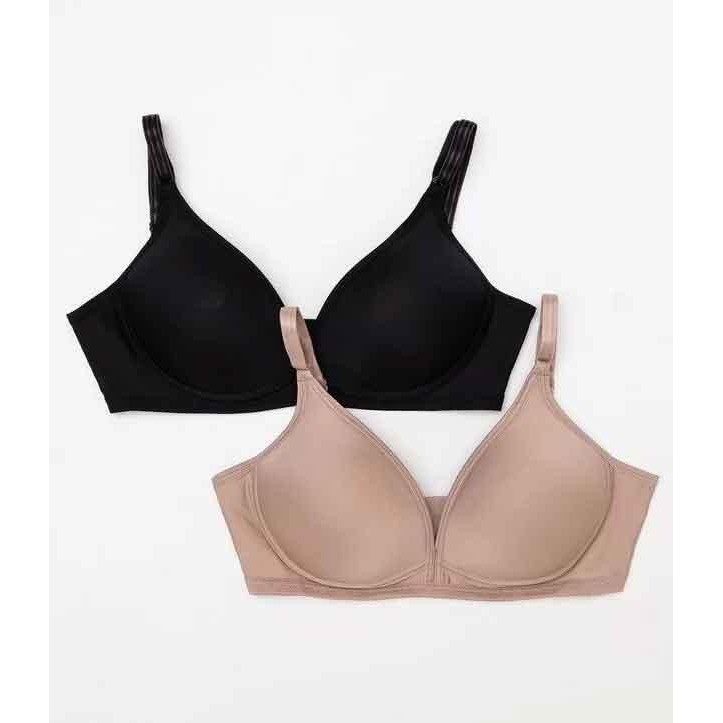 Kit com 2 Sutiãs de Modal com Bojo Sem Aro 423621 Delrio