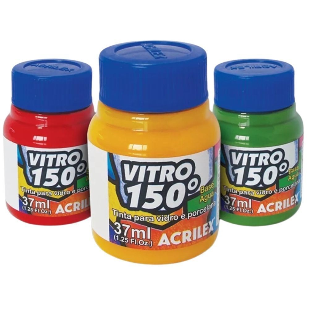 Tinta Vitro 150 Acrilex - Escolha 3 Cores