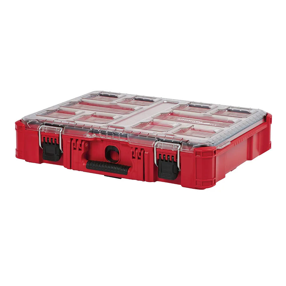 Maleta Packout Organizador Modular MILWAUKEE 48-22-8430 10 Compartimentos