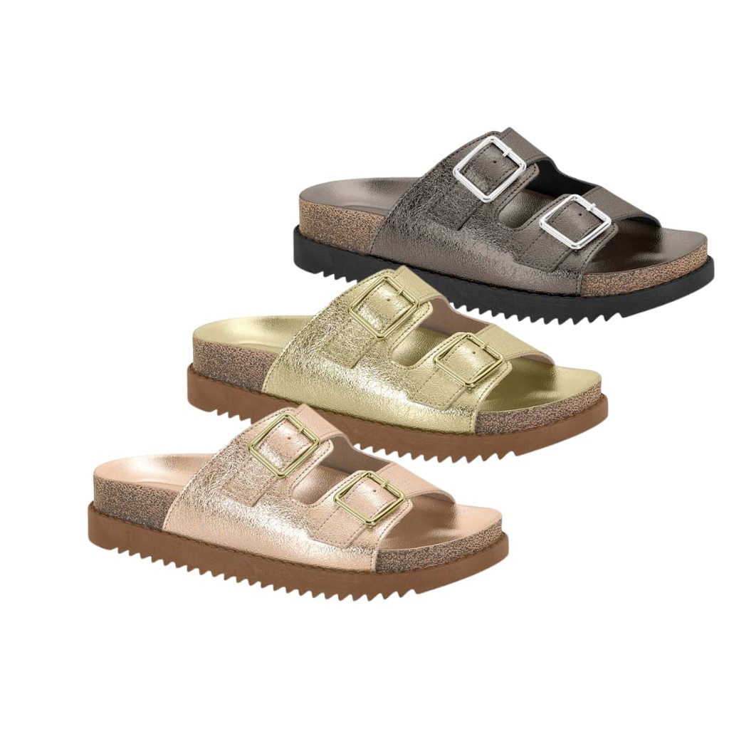 Chinelo Feminino Moleca Fivela Confortável Original 5500105