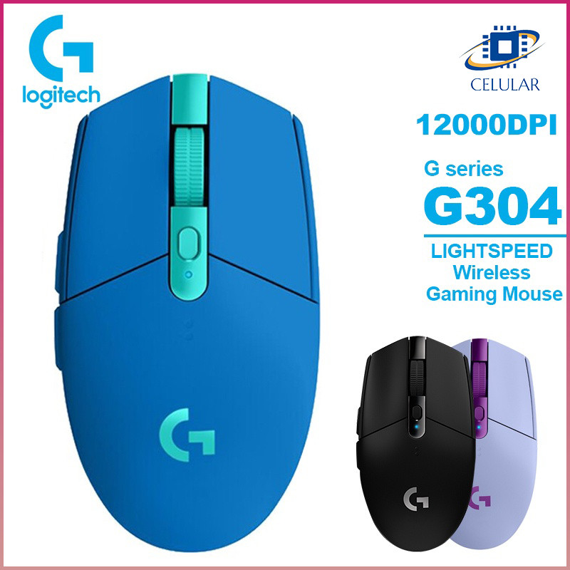 Rato Sem Fio Logitech G304 2000DPI Delay Jam design Ergonômico mouse Silencioso