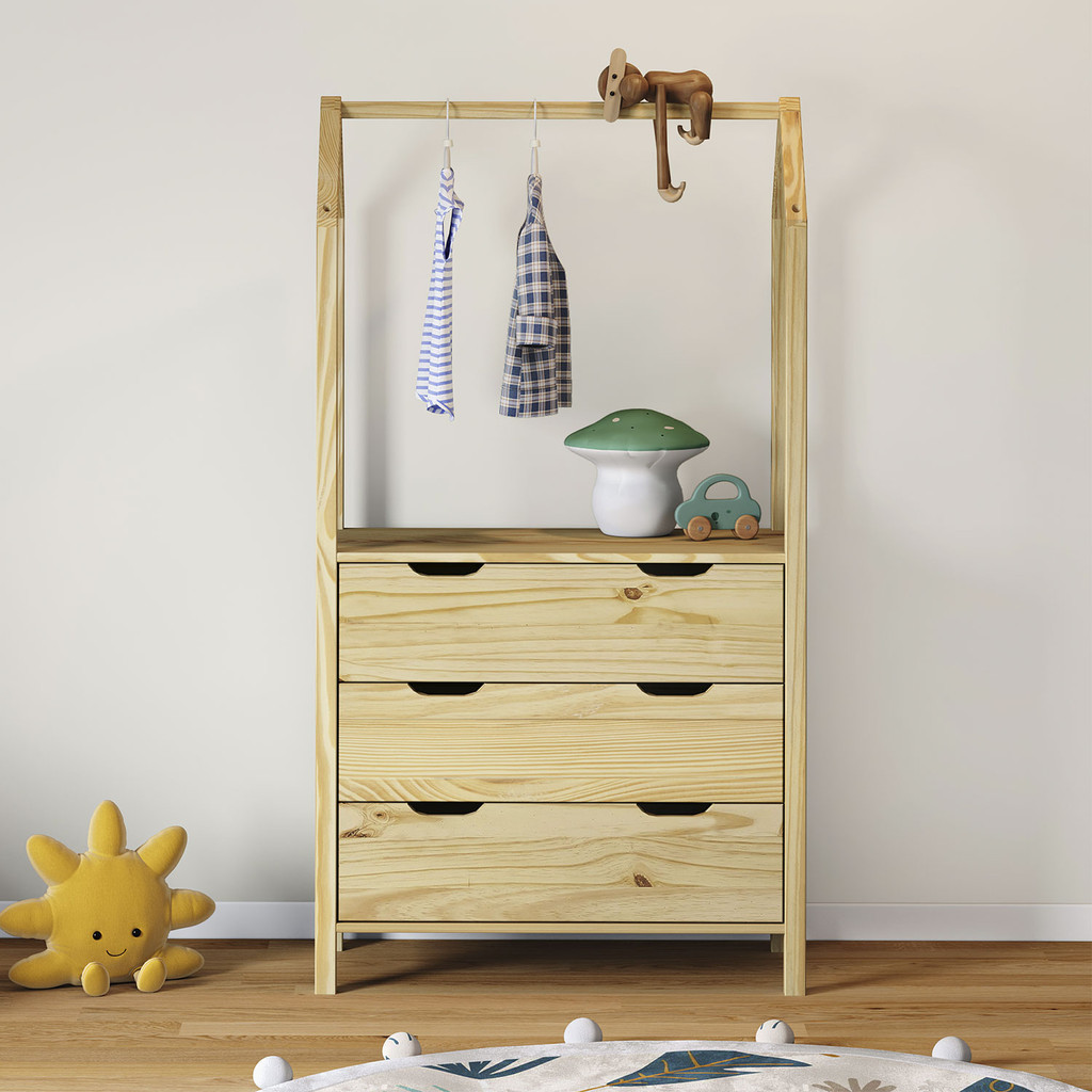 Arara com Gaveta Madeira: Onde Comprar | BuscaProdutos