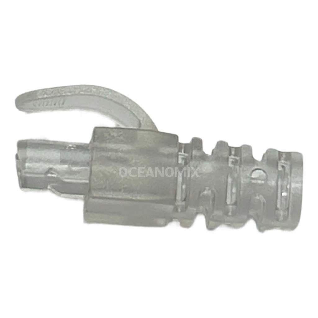 25 Pçs Capa Snap In De Borracha Plug Rj45 Utp Transparente - LINK+