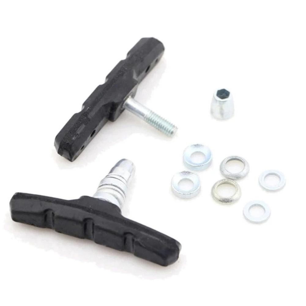 Sapata de Freio Kombat Para Bicicleta Bike Ciclismo Compatível Com XT/XTR Cartridge V-Brake Preto
