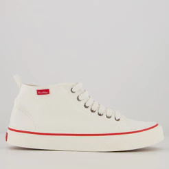 Tênis Redley Originals Cano Médio II Branco