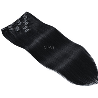 Cabelo 100% Humano 45cm no TIC TAC Liso Castanho 100g P/Mega em Oferta na Shopee