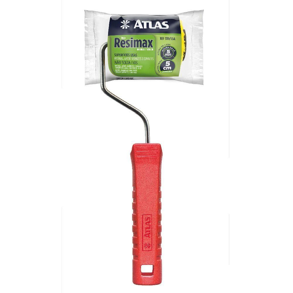 Rolo De Lã Sintetica 5cm Com Cabo Atlas Resimax