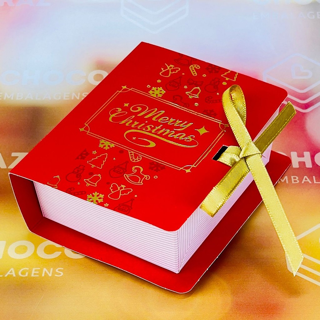 10 CAIXA 04 DOCES LIVRO - NATAL CLASSICO ID5143 (NATAL IDEIA 2025) (CHOCO)