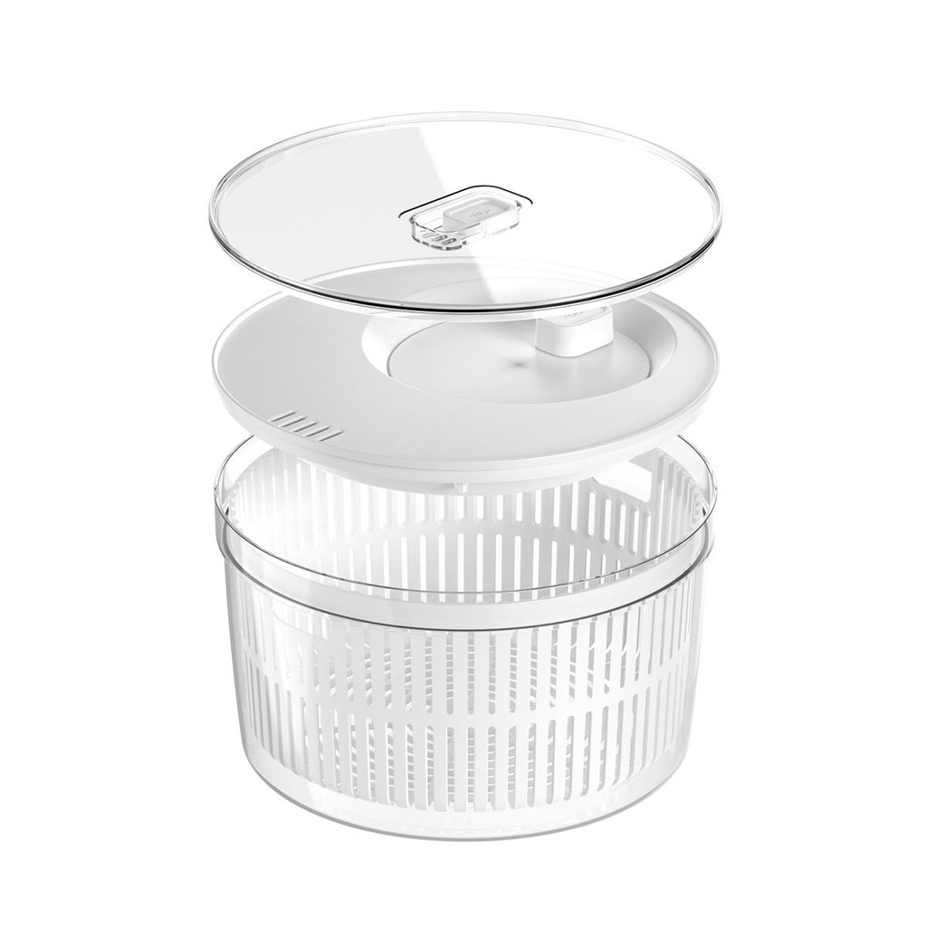 Conjunto Secador e Organizador Clear Fresh 5,5L - Ou - Home & Living