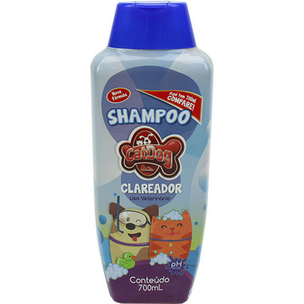 Shampoo Clareador CatDog & Cia para Cães e Gatos - 700 mL