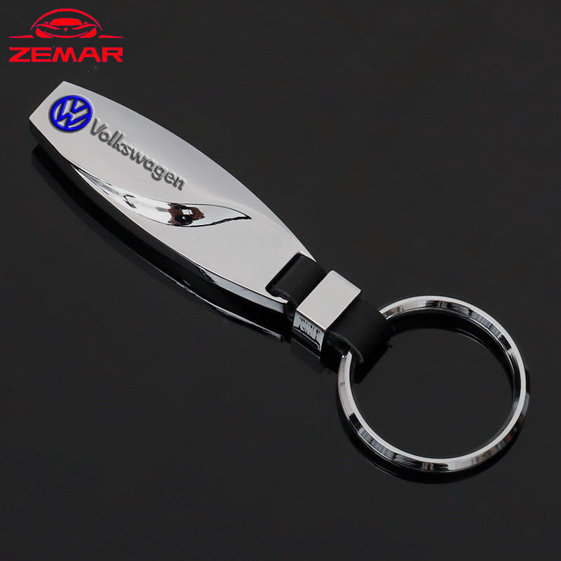 Chaveiro Com Logotipo Do Carro Novo Moda Auto Motocicleta Liga De Metal Para Golf Jetta Passat Tiguan Amarok Beetle VW Polo T-Cross Gol Saveiro Nivus Vir
