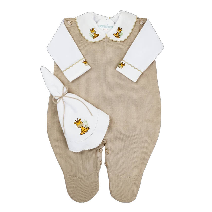 Kit Presente Bebê Sanches Menino Macacão - 3 Peças em Oferta na Shopee