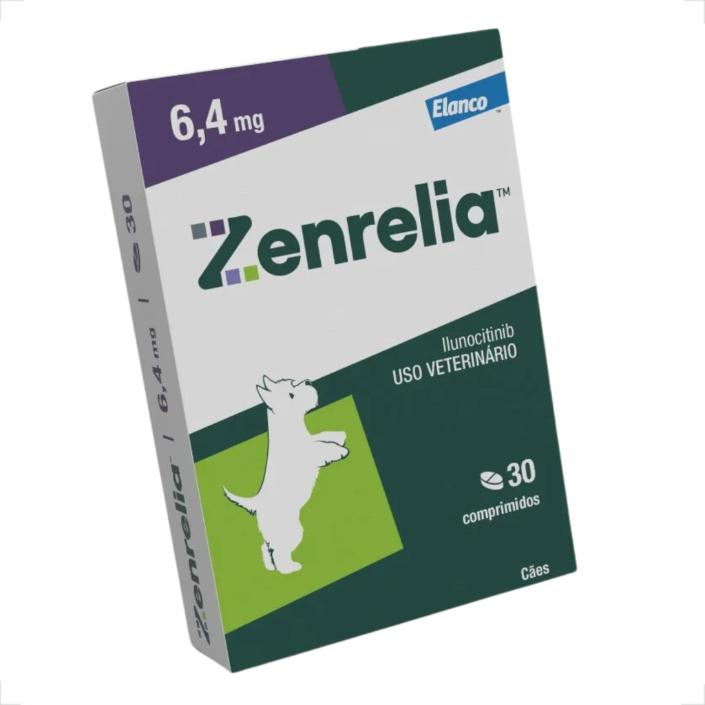 Zenrelia 6,4mg Dermatológico Elanco para Cães - 30 Comprimidos em Oferta na Shopee