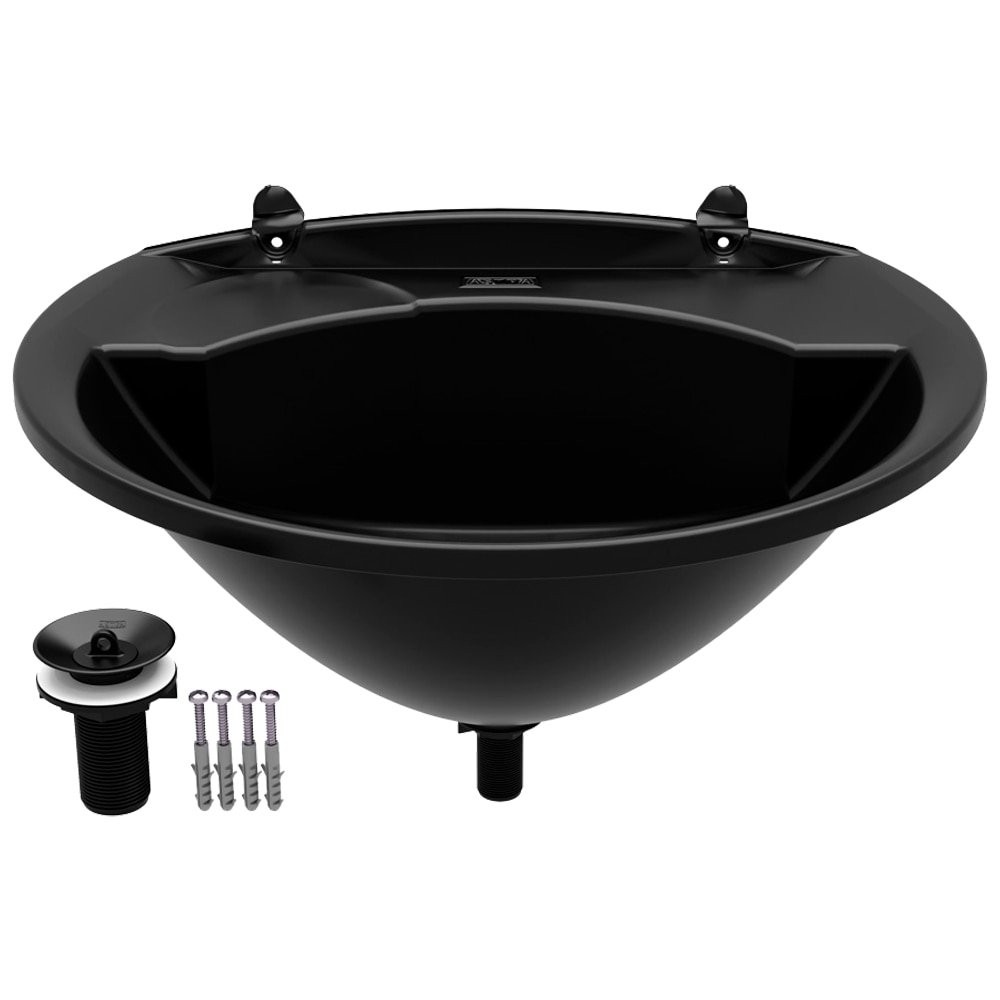 Lavatório Plástico Astra Preto 36X28cm 4,0 Litros LV2/SC em Oferta na Shopee